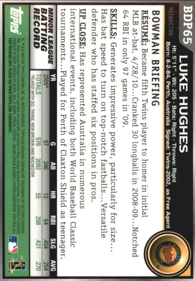 A7495- 2010 Bowman Chrome Draft Baseball Versch. Karten -du Pick- 15 + - Bild 408 von 418
