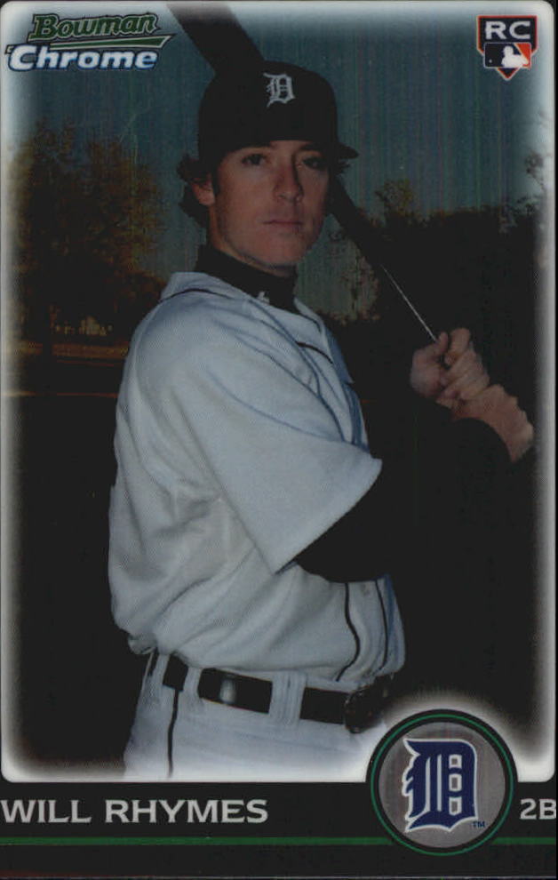 2010 Bowman Chrome Draft Refractors #BDP108 Will Rhymes