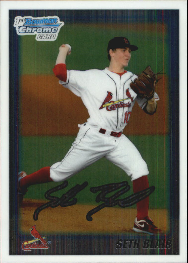 2010 Bowman Chrome Draft Prospects #BDPP28 Seth Blair St. Louis Cardinals | eBay
