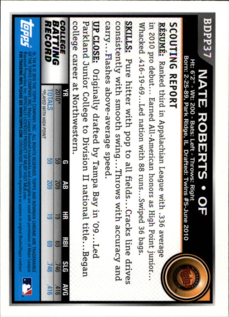 A7495- 2010 Bowman Chrome Draft Baseball Versch. Karten -du Pick- 15 + - Bild 272 von 418