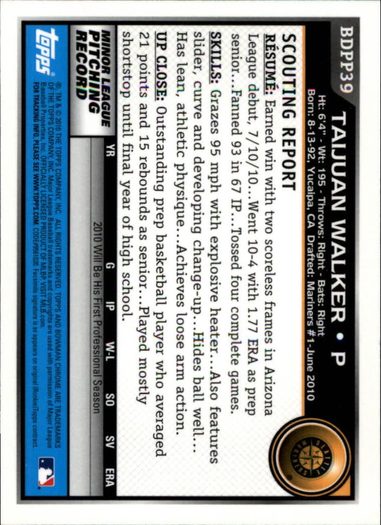 A7495- 2010 Bowman Chrome Draft Baseball Versch. Karten -du Pick- 15 + - Bild 276 von 418