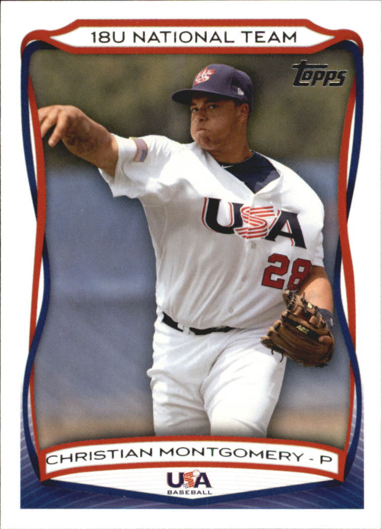 2010 USA Baseball #USA11 Christian Montgomery