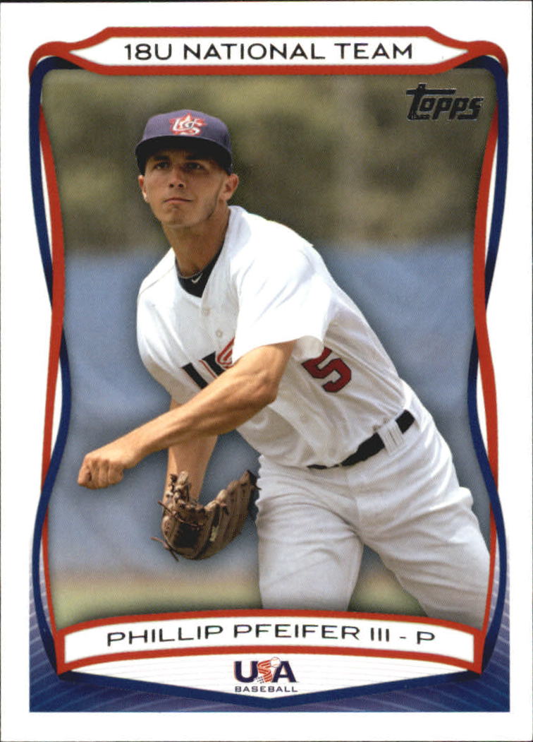2010 USA Baseball #USA13 Phillip Pfeifer III