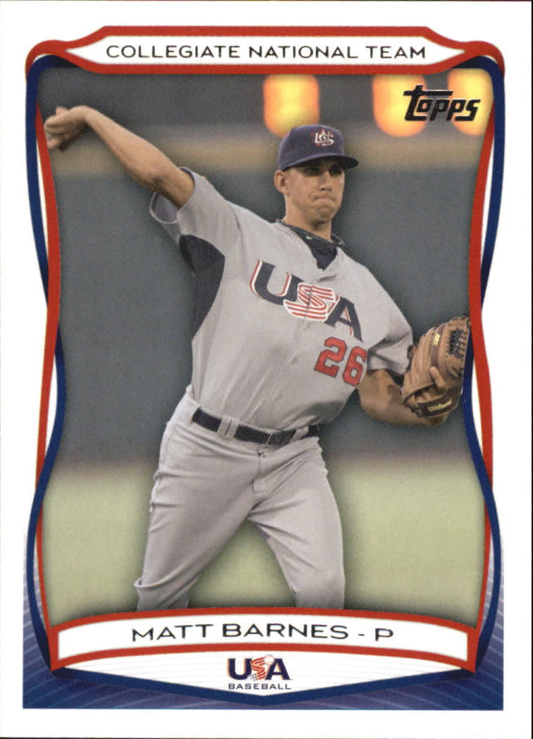2010 USA Baseball #USA23 Matt Barnes