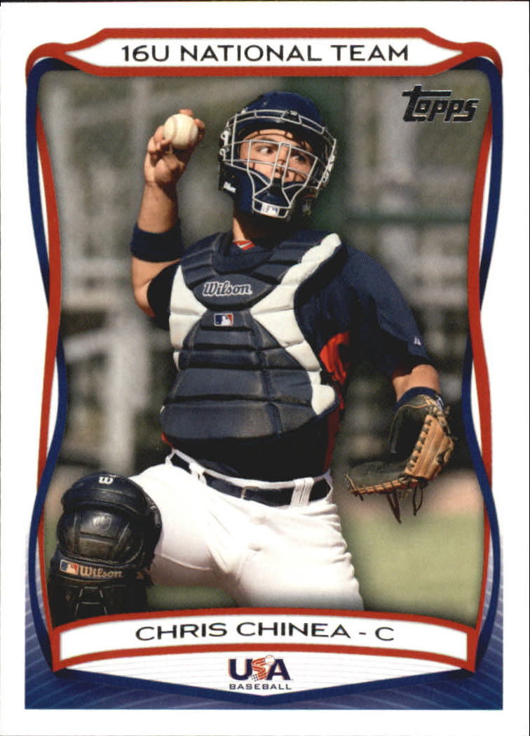 2010 USA Baseball #USA51 Chris Chinea