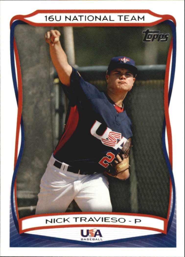 2010 USA Baseball #USA64 Nick Travieso