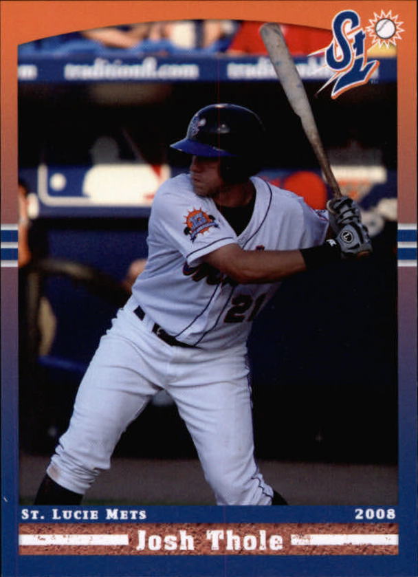 2008 St. Lucie Mets Grandstand #11 Josh Thole