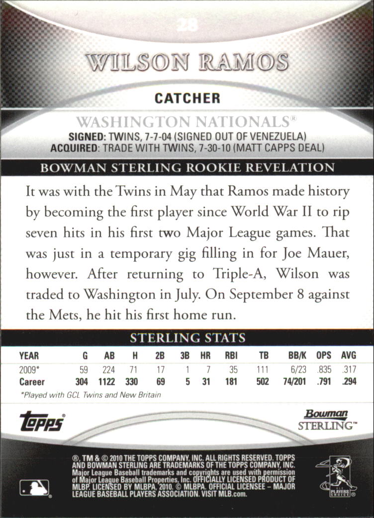 B6710- 2010 Bowman Sterling Baseball Assorted Cards -You Pick- 15+ FREE US SHIP - Picture 31 of 155