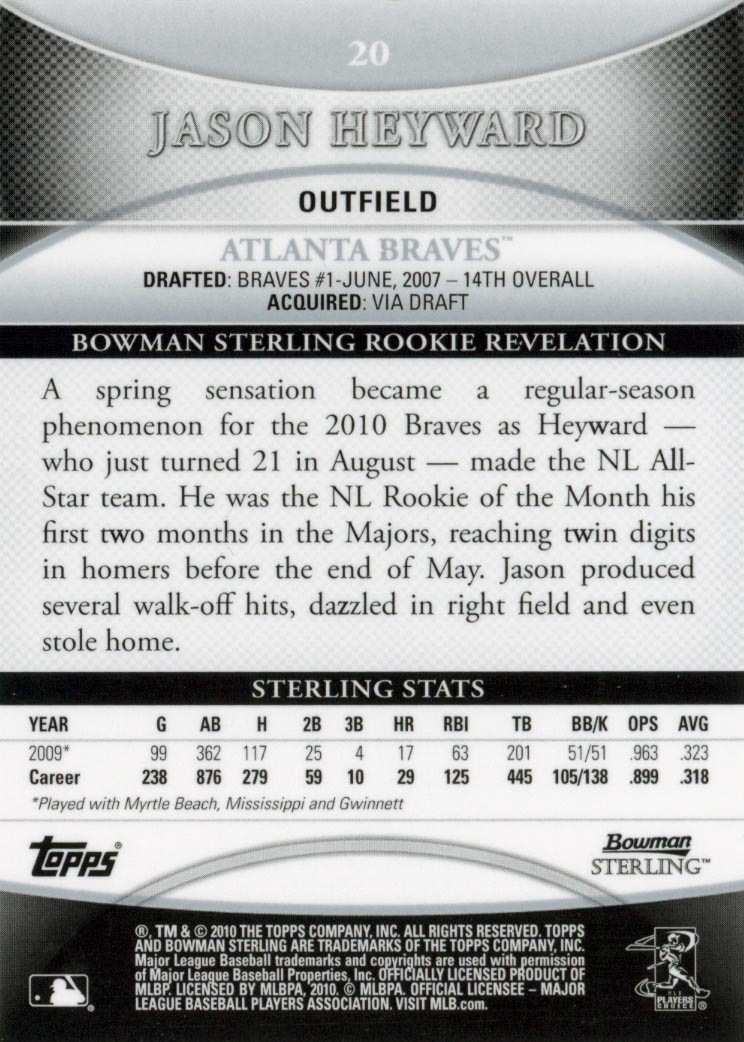 B6710- 2010 Bowman Sterling Baseball Assorted Cards -You Pick- 15+ FREE US SHIP - Picture 97 of 155
