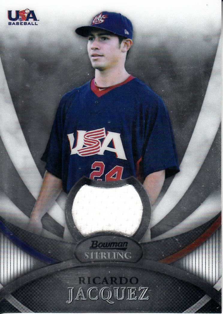 2010 Bowman Sterling USA Baseball Relics #USAR11 Ricardo Jacquez