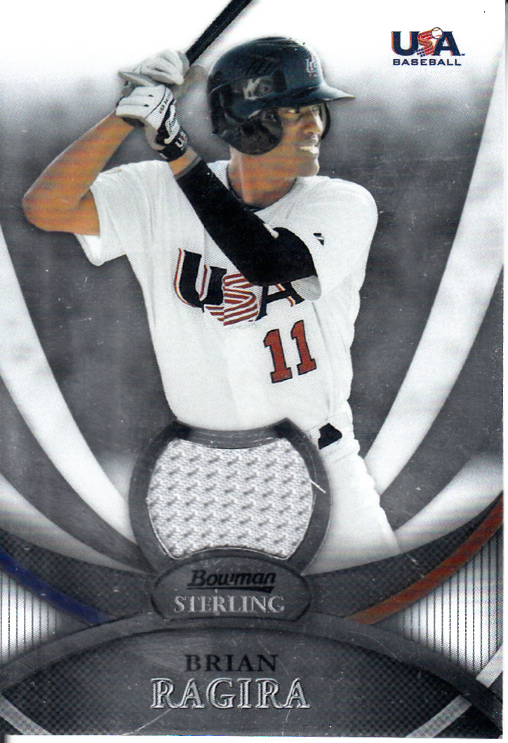 2010 Bowman Sterling USA Baseball Relics #USAR14 Brian Ragira