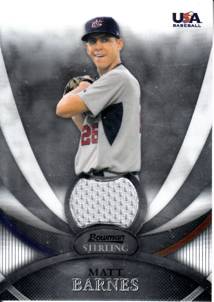 2010 Bowman Sterling USA Baseball Relics #USAR22 Matt Barnes