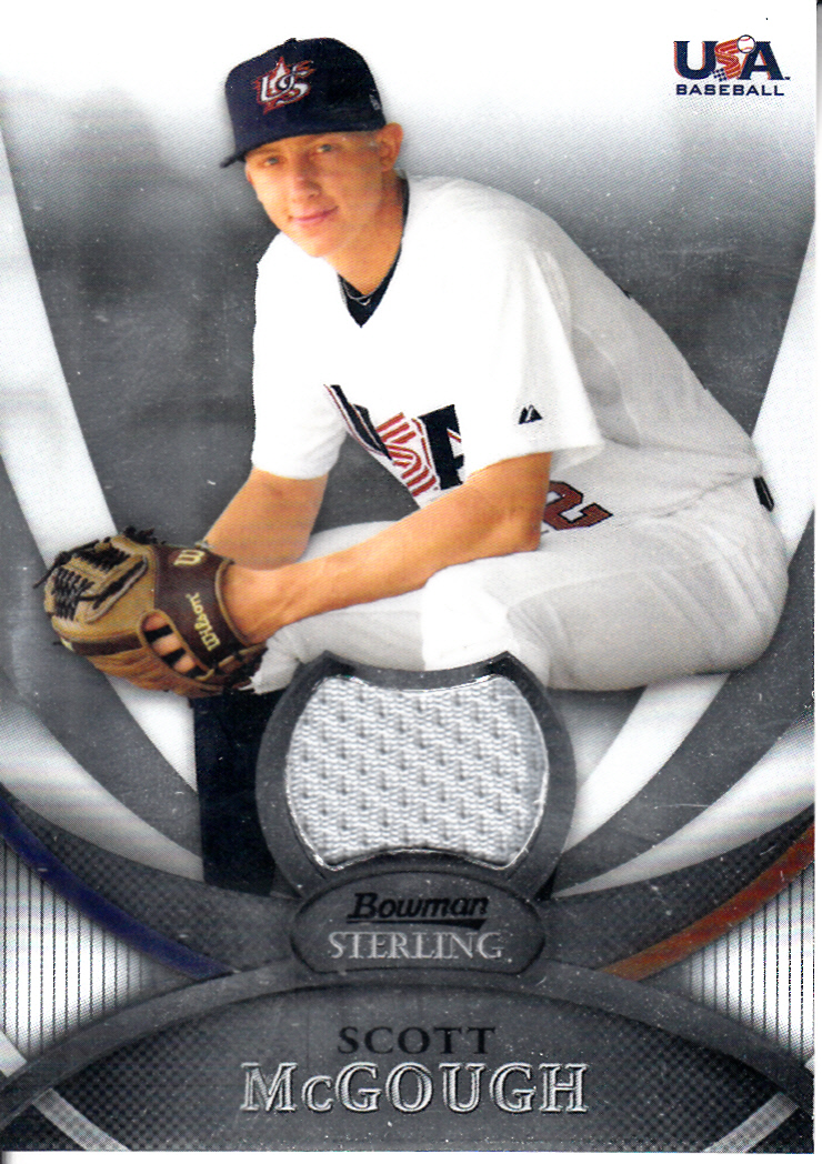 2010 Bowman Sterling USA Baseball Relics #USAR33 Scott McGough