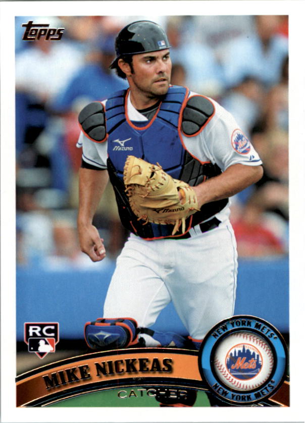 2011 Topps #523 Mike Nickeas (RC)