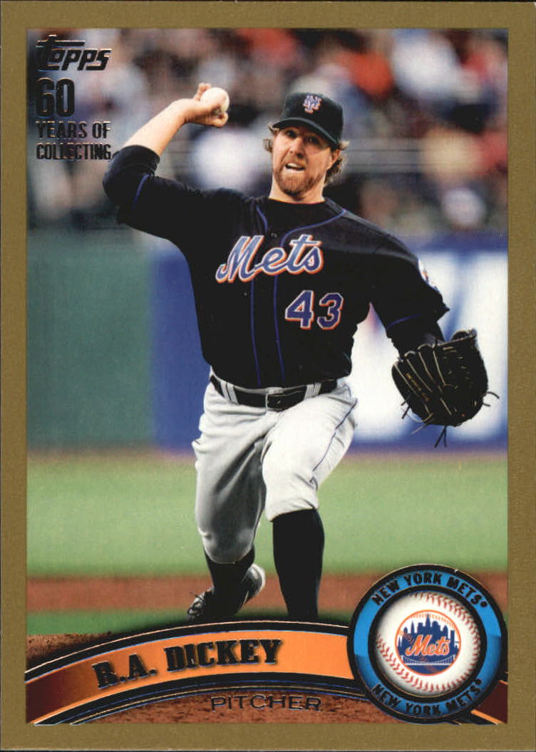 2011 Topps Gold #66 R.A. Dickey