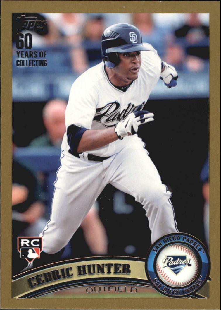 2011 Topps Gold #554 Cedric Hunter
