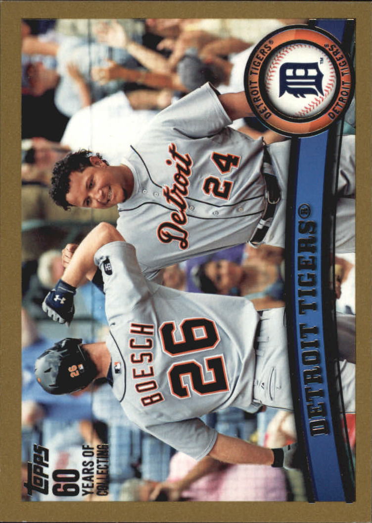 2011 Topps Gold #612 Detroit Tigers
