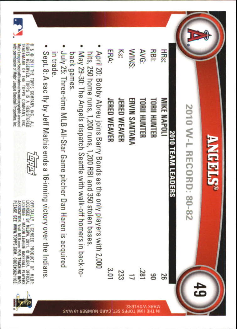 2011 Topps Baseball Diamond Anniversary Insert 1-250 - Choose Your Card ...