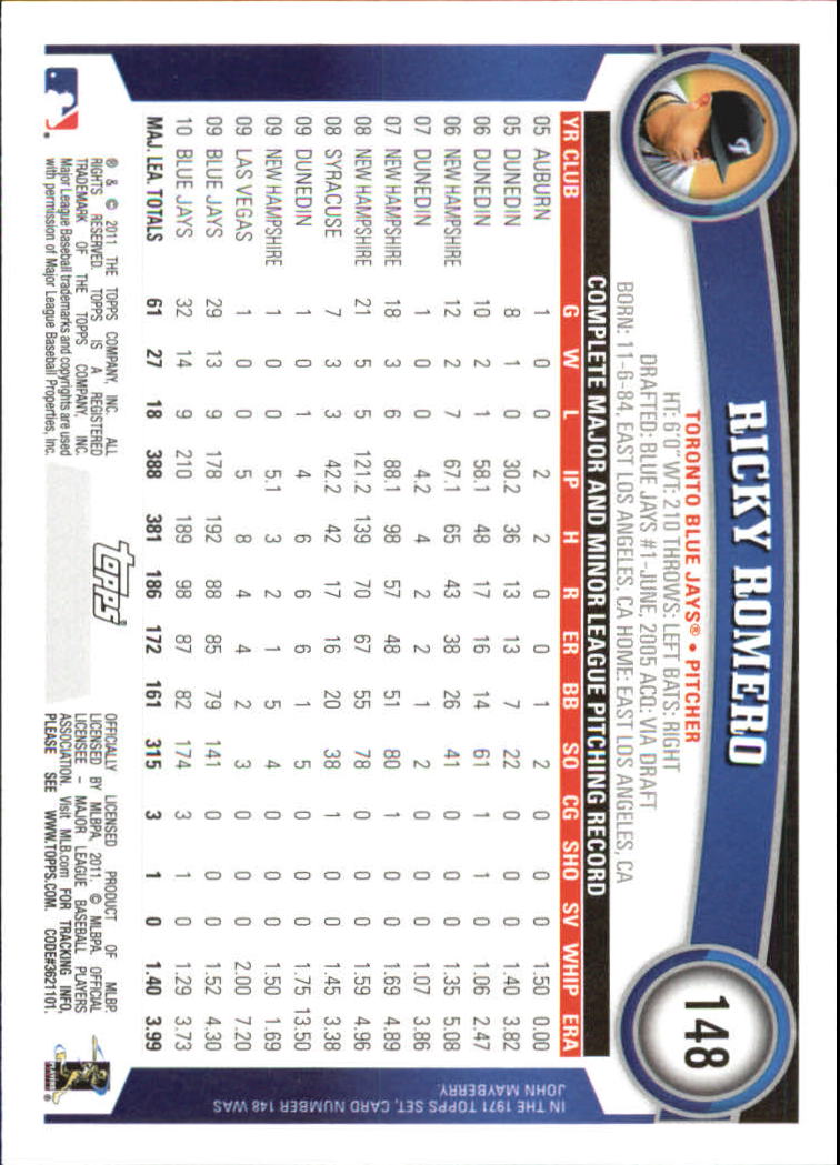 2011 Topps Baseball Diamond Anniversary Parallel Singles - You Choose - Picture 44 of 192