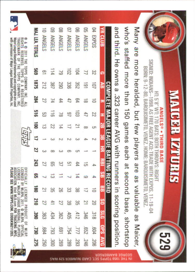 2011 Topps Diamond Anniversary Baseball Card Pick (Inserts) 230-658 - Picture 189 of 284