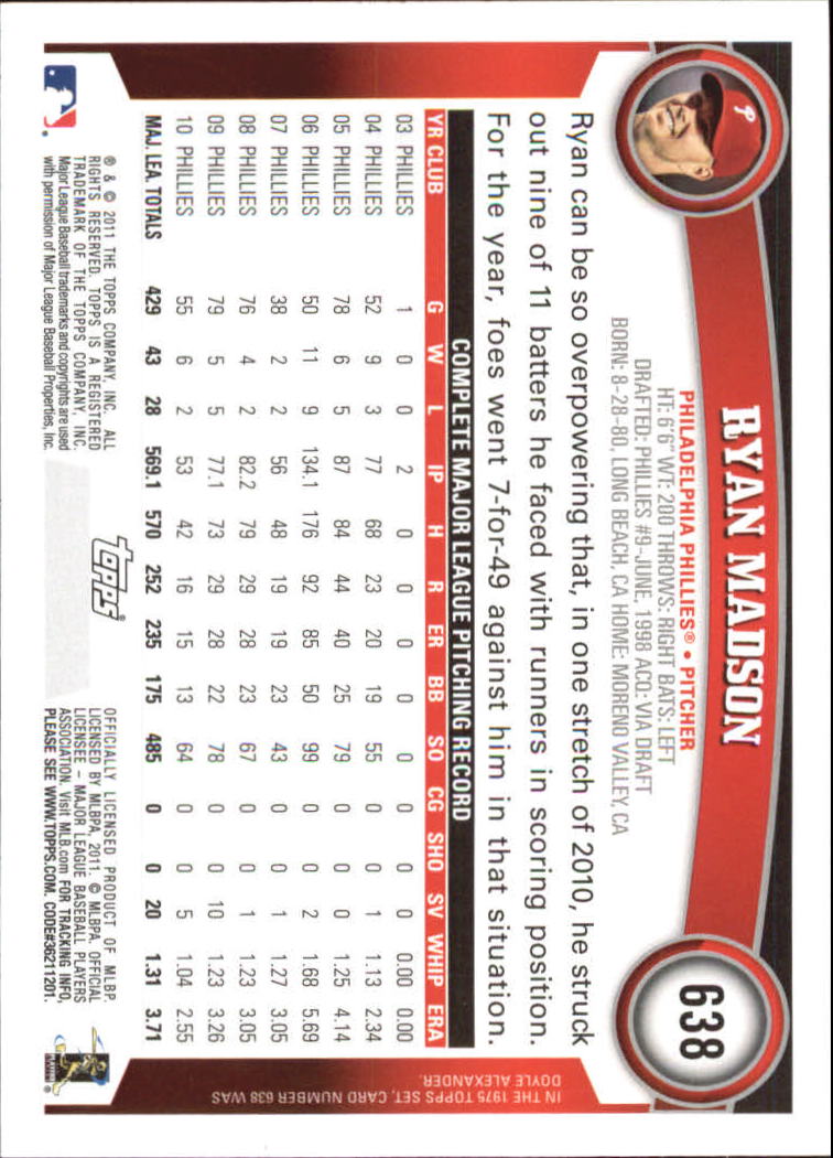 2011 Topps Diamond Anniversary Baseball Card Pick (Inserts) 230-658 - Picture 268 of 284