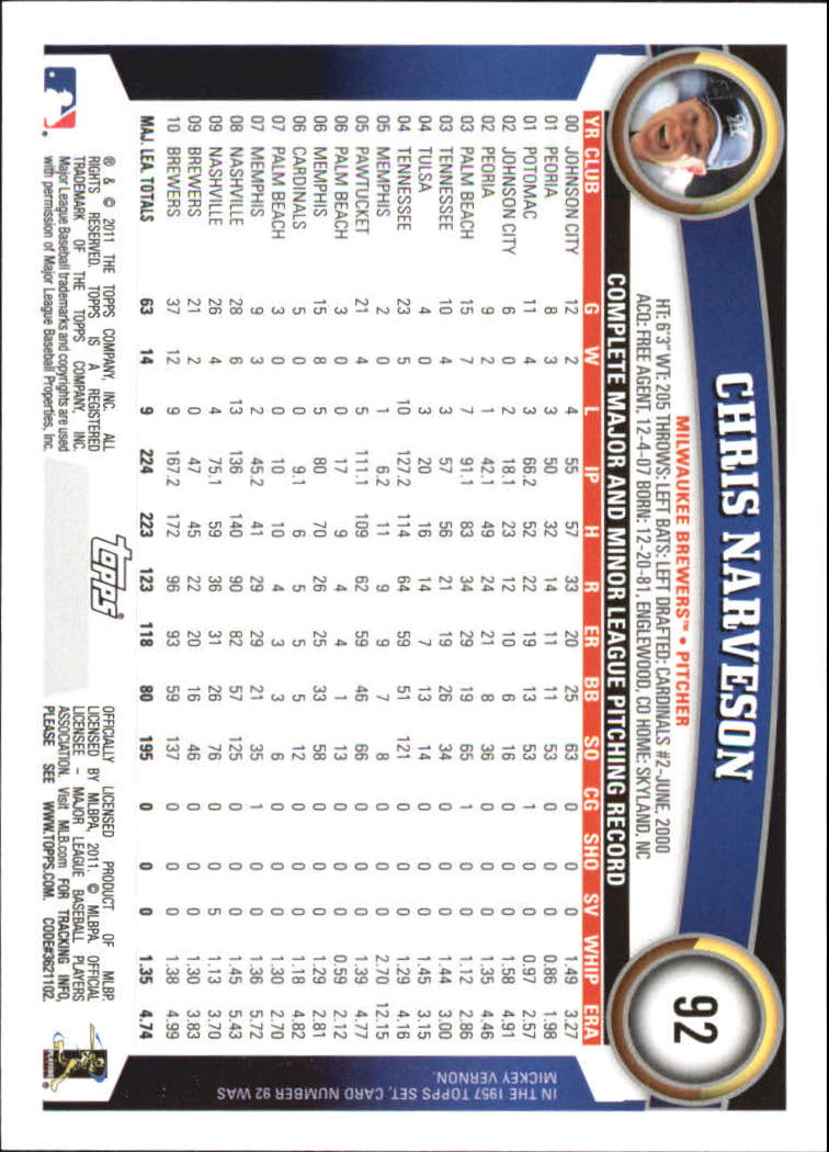 A6549- 2011 Topps Baseball Assorted Insert Cards4 -You Pick- 15+ FREE US SHIP - Picture 169 of 266