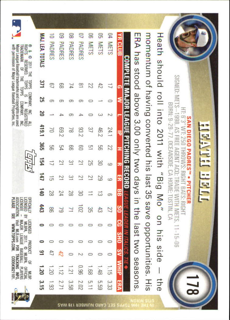 A6549- 2011 Topps Baseball Assorted Insert Cards4 -You Pick- 15+ FREE US SHIP - Picture 199 of 266
