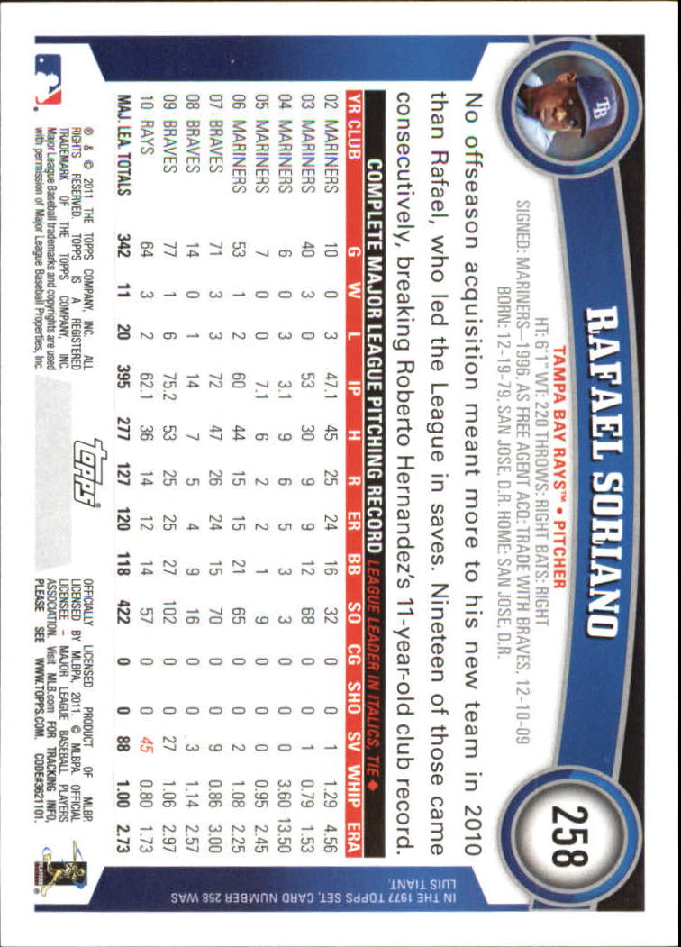 A6549- 2011 Topps Baseball Assorted Insert Cards4 -You Pick- 15+ FREE US SHIP - Picture 233 of 266