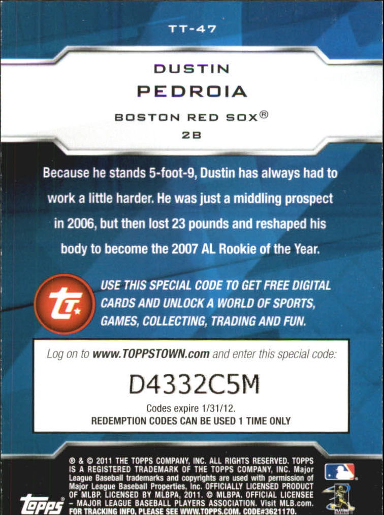 A6549- 2011 Topps Baseball Assorted Insert Cards4 -You Pick- 15+ FREE US SHIP - Picture 123 of 266