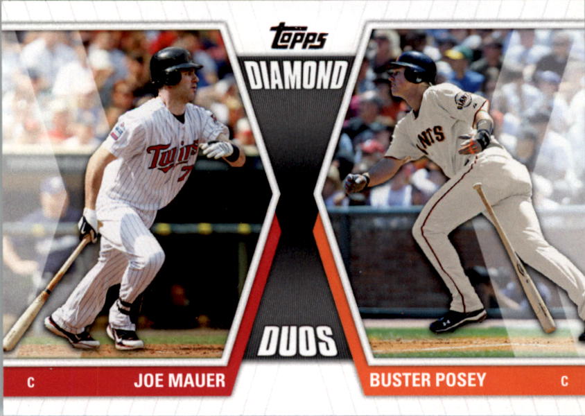 2011 Topps Diamond Duos #MP Joe Mauer/Buster Posey