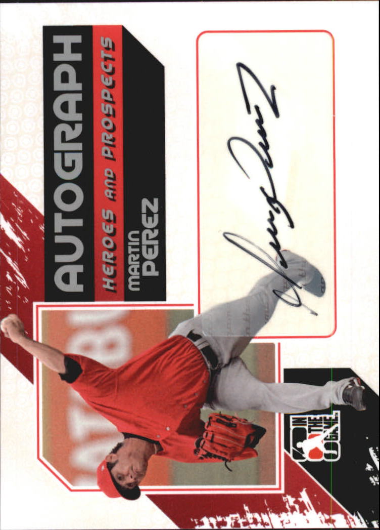 2011 ITG Heroes and Prospects Full Body Autographs Silver #MP Martin Perez
