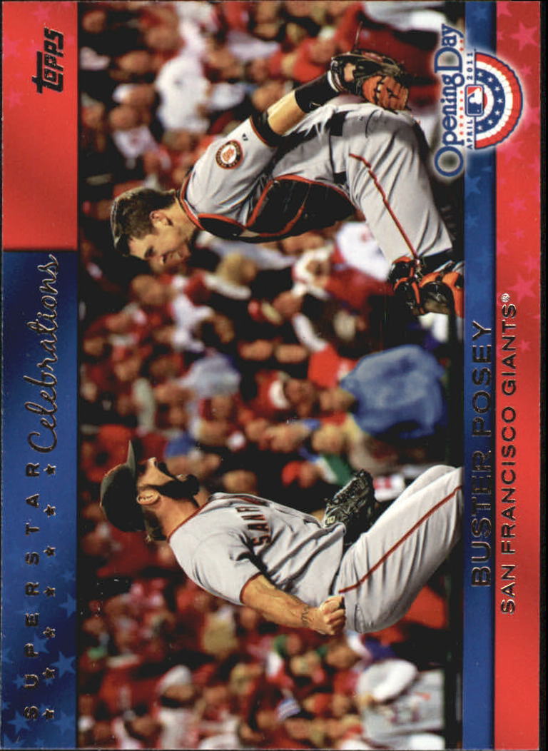 2011 Topps Opening Day Superstar Celebrations #SC2 Buster Posey