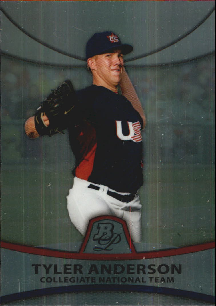 2010 Bowman Platinum Prospects Refractors Thin Stock #PP29 Tyler Anderson
