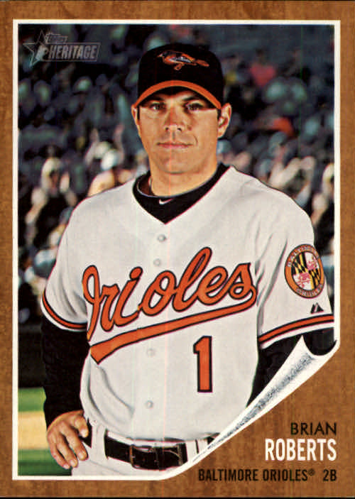 2011 Topps Heritage #6 Brian Roberts