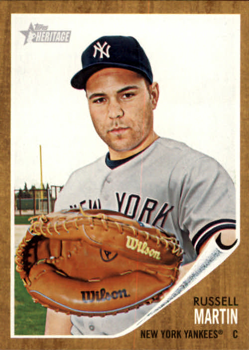 2011 Topps Heritage #32 Russell Martin
