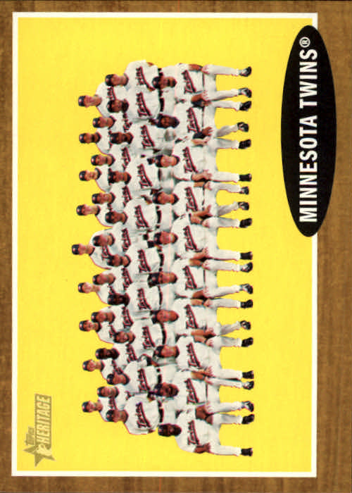 2011 Topps Heritage #98 Minnesota Twins