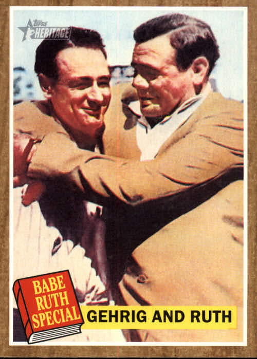 2011 Topps Heritage #140A Babe Ruth/Gehrig And Ruth
