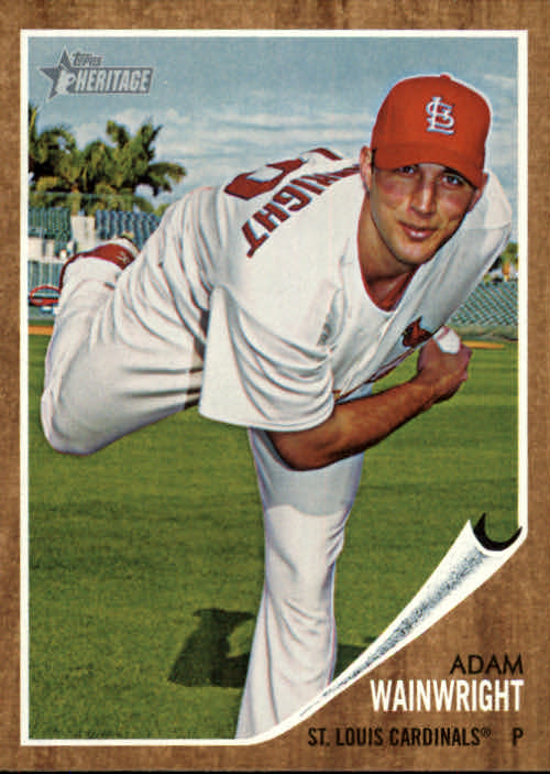 2011 Topps Heritage #285 Adam Wainwright