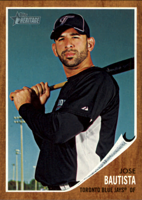 2011 Topps Heritage #356 Jose Bautista