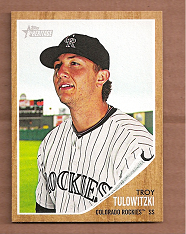 2011 Topps Heritage #430 Troy Tulowitzki SP