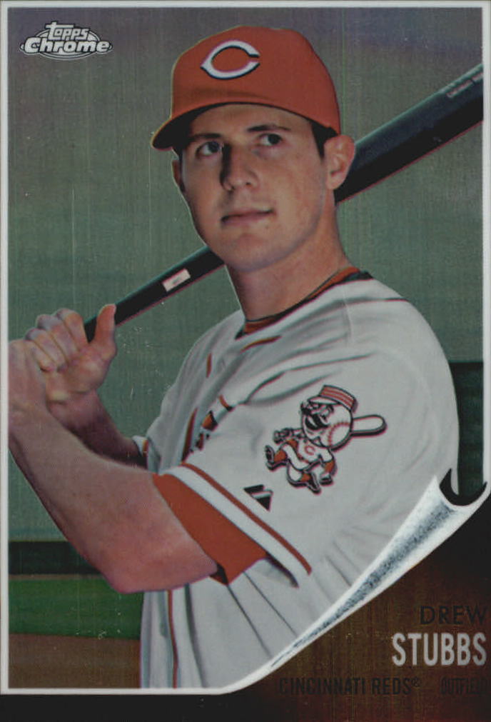 2011 Topps Heritage Chrome Black Refractors #C199 Drew Stubbs