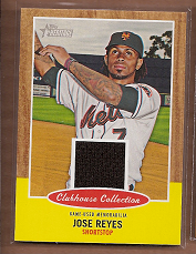 2011 Topps Heritage Clubhouse Collection Relics #JR Jose Reyes