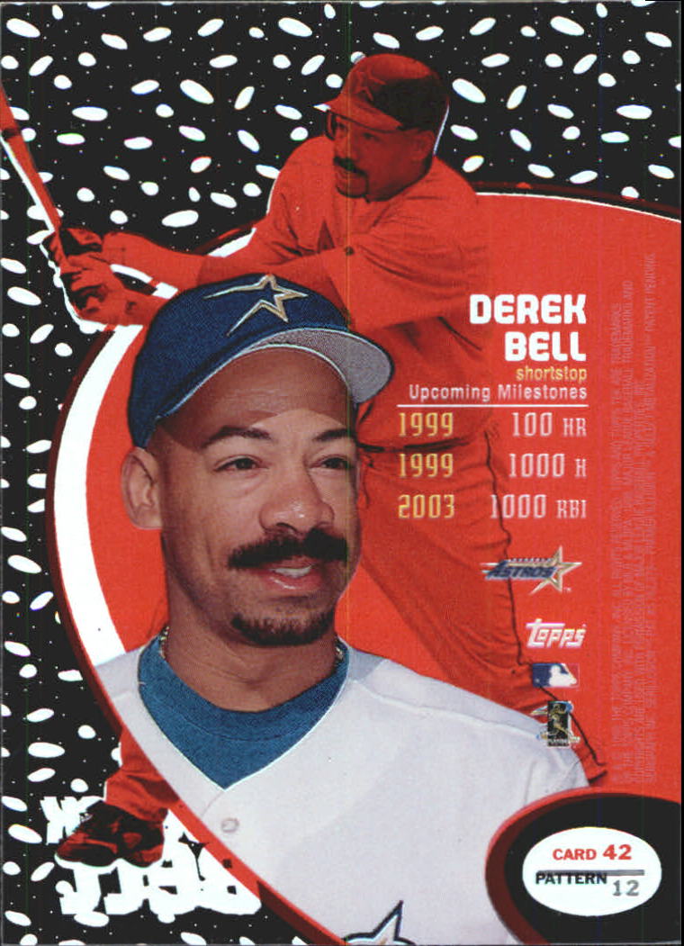 1998 Topps Tek Pattern 12 #42 Derek Bell back image