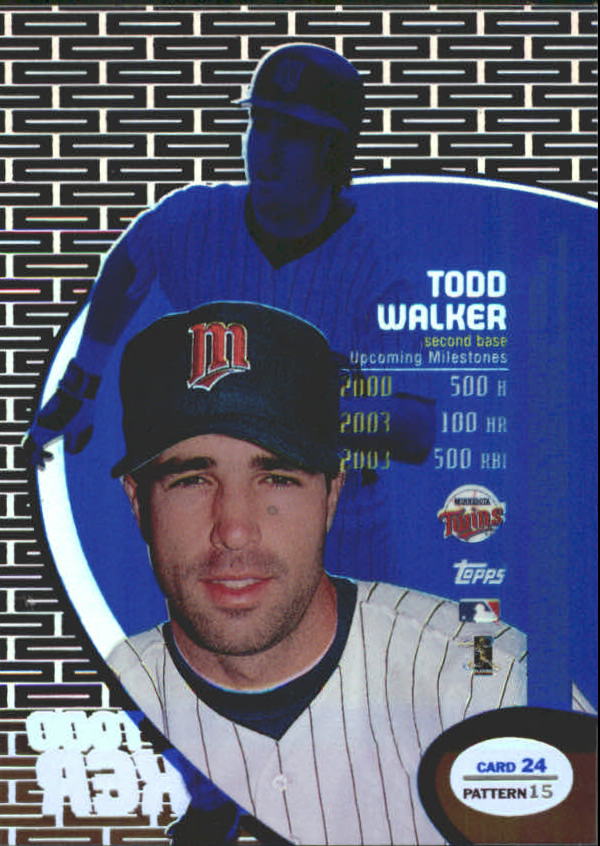 1998 Topps Tek Pattern 15 #24 Todd Walker back image