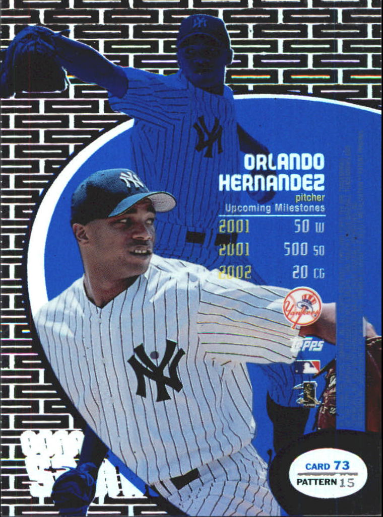 1998 Topps Tek Pattern 15 #73 Orlando Hernandez back image