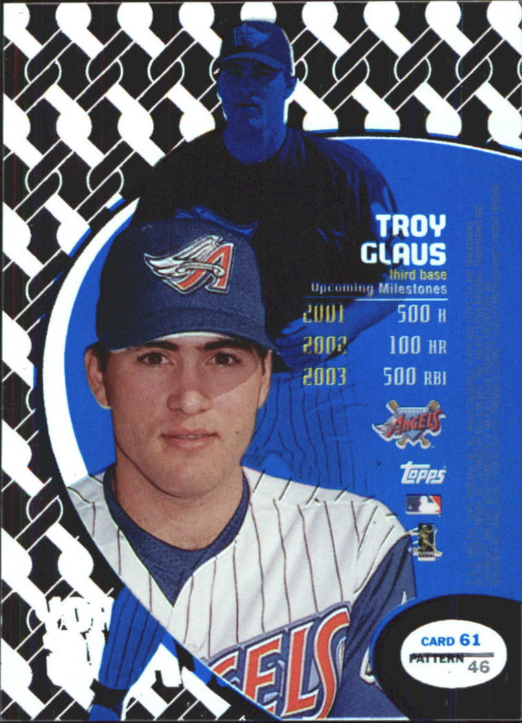 1998 Topps Tek Pattern 46 #61 Troy Glaus back image