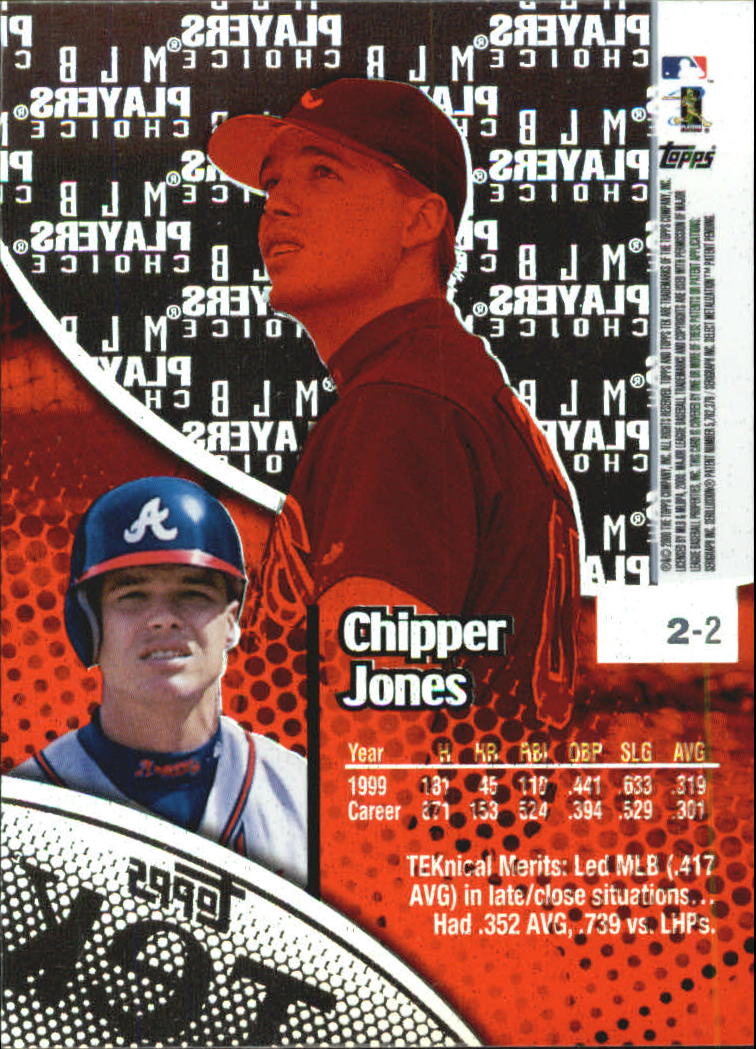 B5663- 2000 Topps Tek Pattern Assorted BB Cards -You Pick- 15+ FREE US SHIP