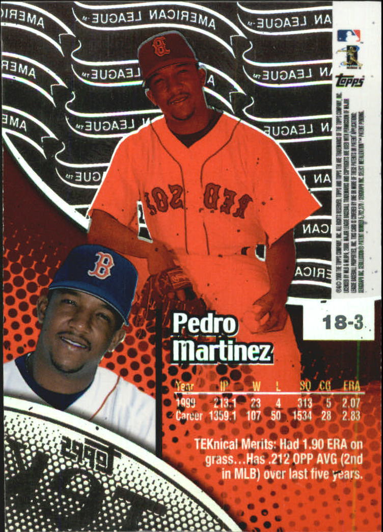 B5663- 2000 Topps Tek Pattern Assorted BB Cards -You Pick- 15+ FREE US SHIP