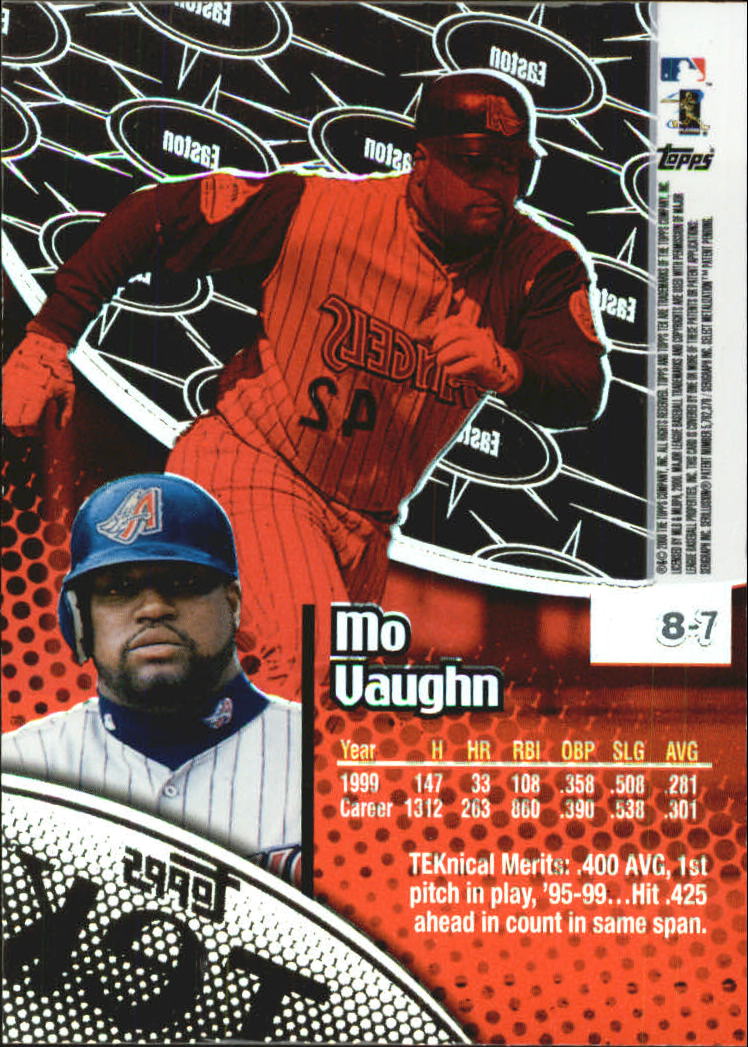 B5663- 2000 Topps Tek Pattern Assorted BB Cards -You Pick- 15+ FREE US SHIP