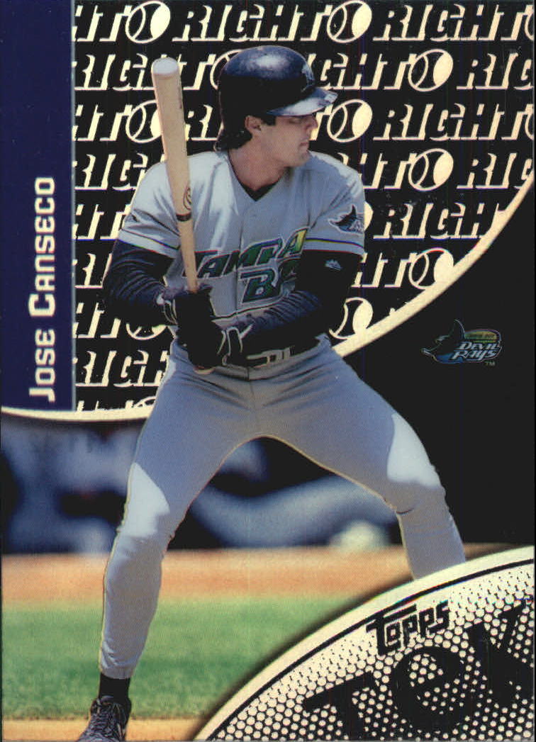 1999 Pacific #435 Jose Canseco NM-MT Toronto Blue Jays Baseball Trading Card